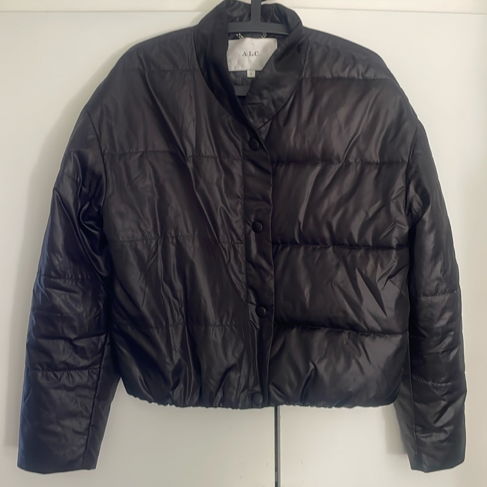A.L.C. Black Puffer Jacket Size S